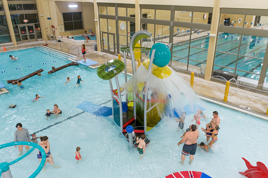 Water park water house