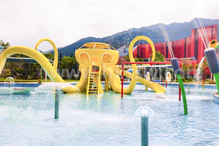Water park water house