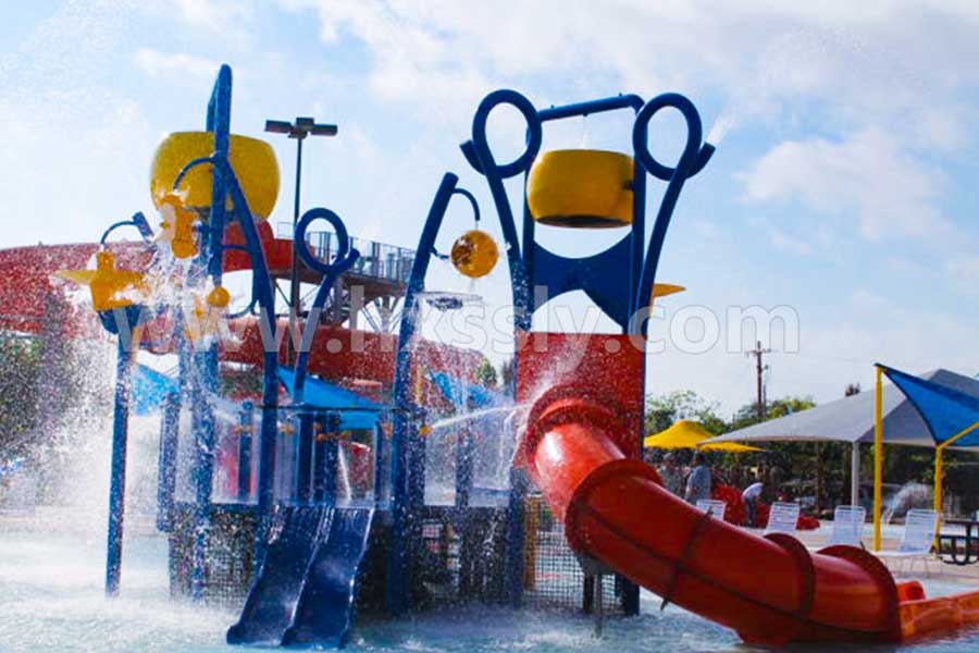 Water park water house