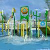 Shopping mall water house for children